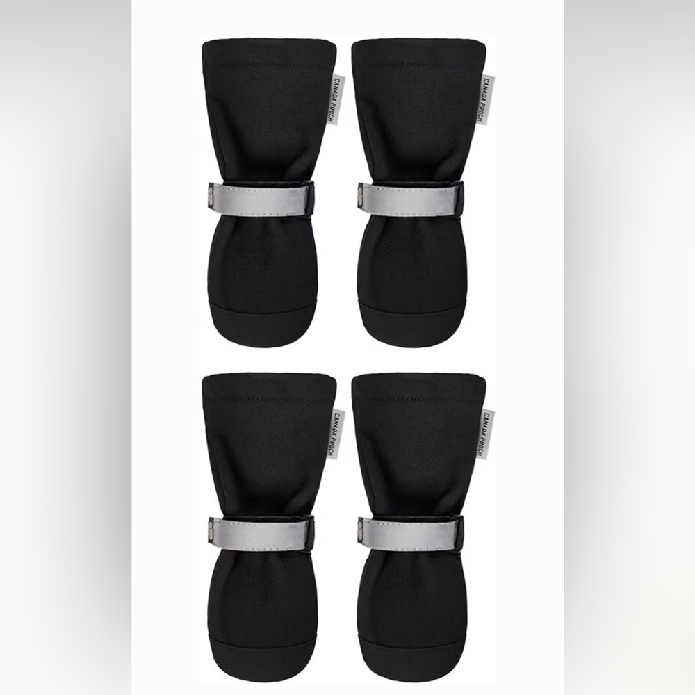 NWT Canada Pooch Soft Shield Dog Boots, Black size 2 - Picture 3 of 7